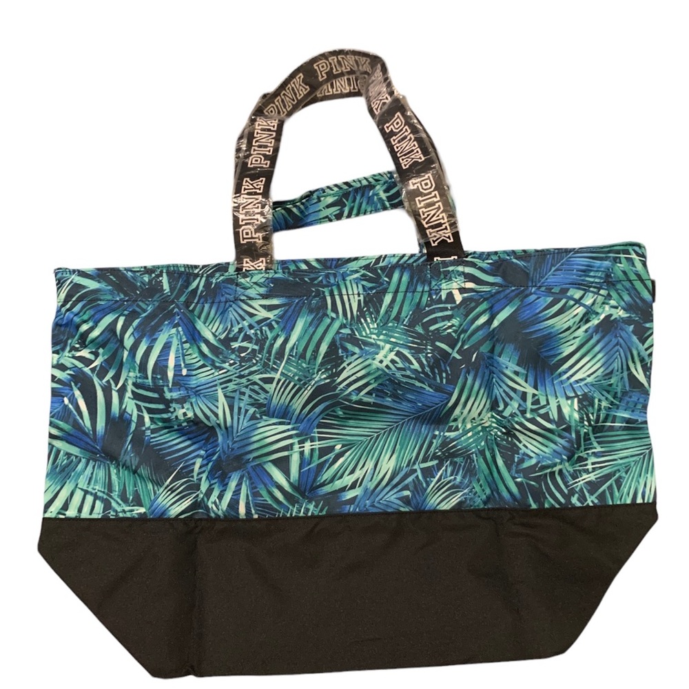 PINK Victoria’s Secret Double Strap Travel Beach Pool Gym Spa Tote Bag. - Picture 4 of 6